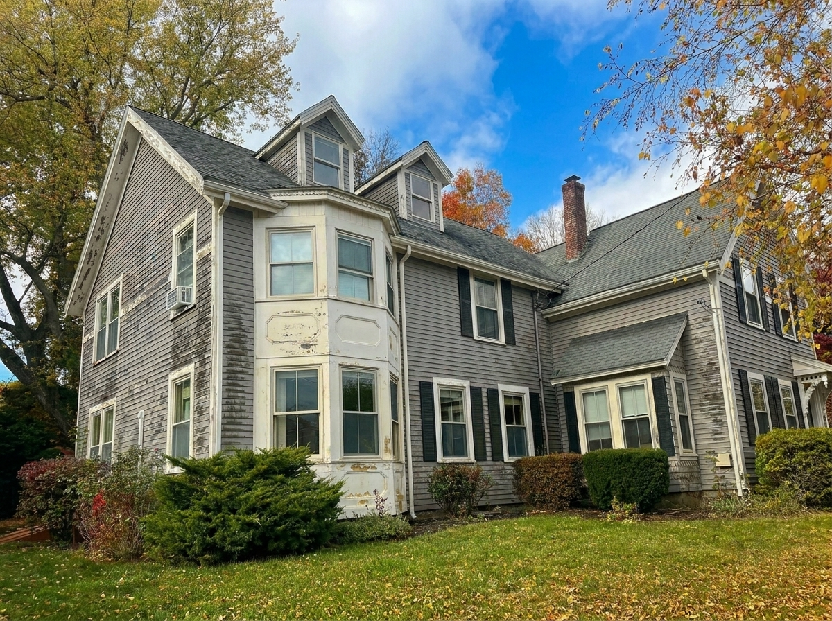 Home exterior before painting